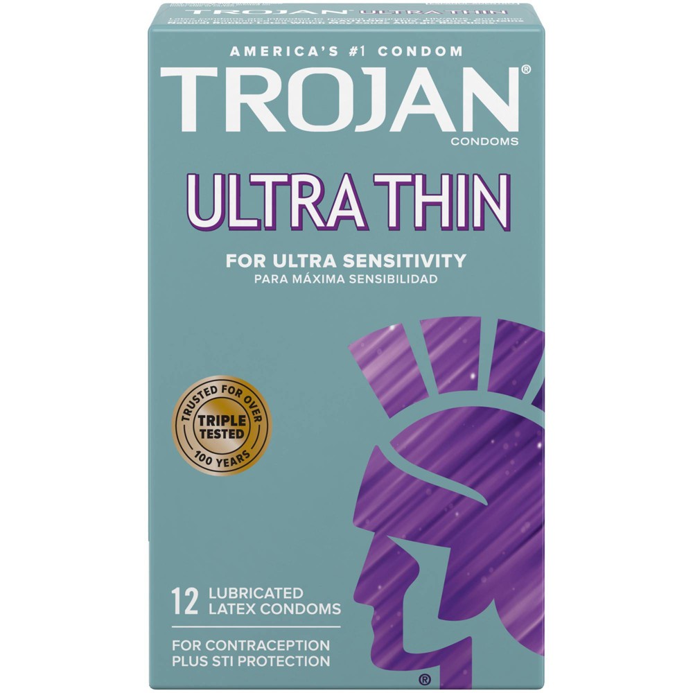 Trojan™ Premium Latex Condoms Ultra Thin 00022600926429 Basic male condom, Hevea-latex