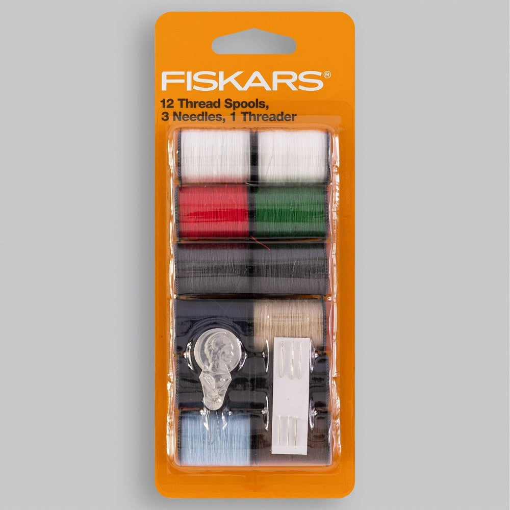 Fiskars Hand Sewing Thread Pack 12pcs-