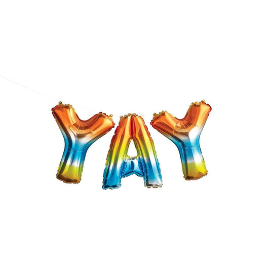 'YAY' Rainbow Balloon Pack - Spritz