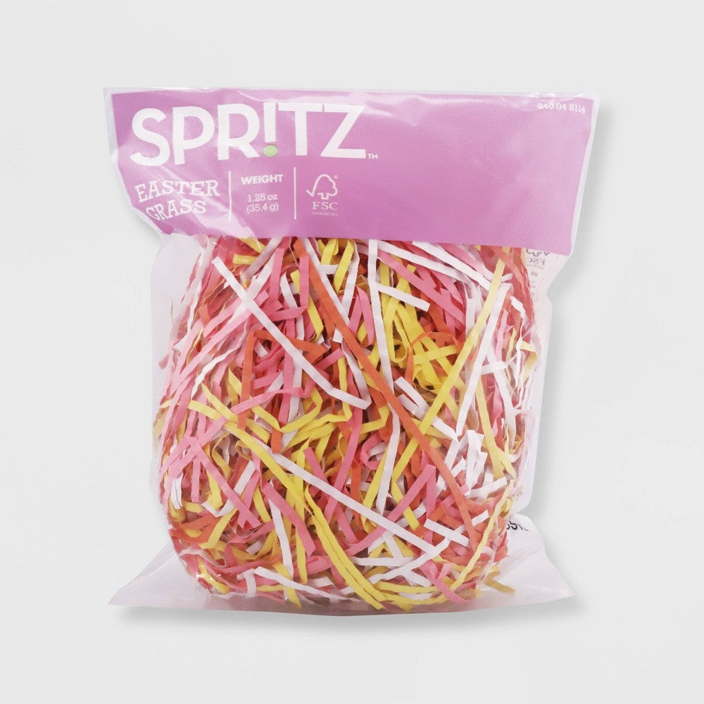 1.25oz Crinkle Easter Grass Warm Color Mix - Spritz