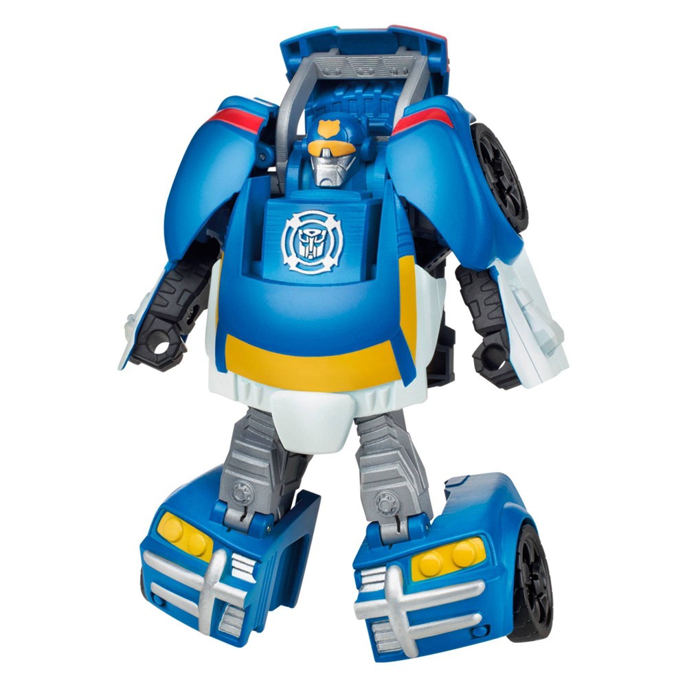 Transformers Playskool Heroes Rescue Bots Academy Classic Heroes Team Chase The Police-Bot Converting Toy, 4.5-Inch Action Figure, Kids Ages 3 and Up (B08QZRZ4TP)