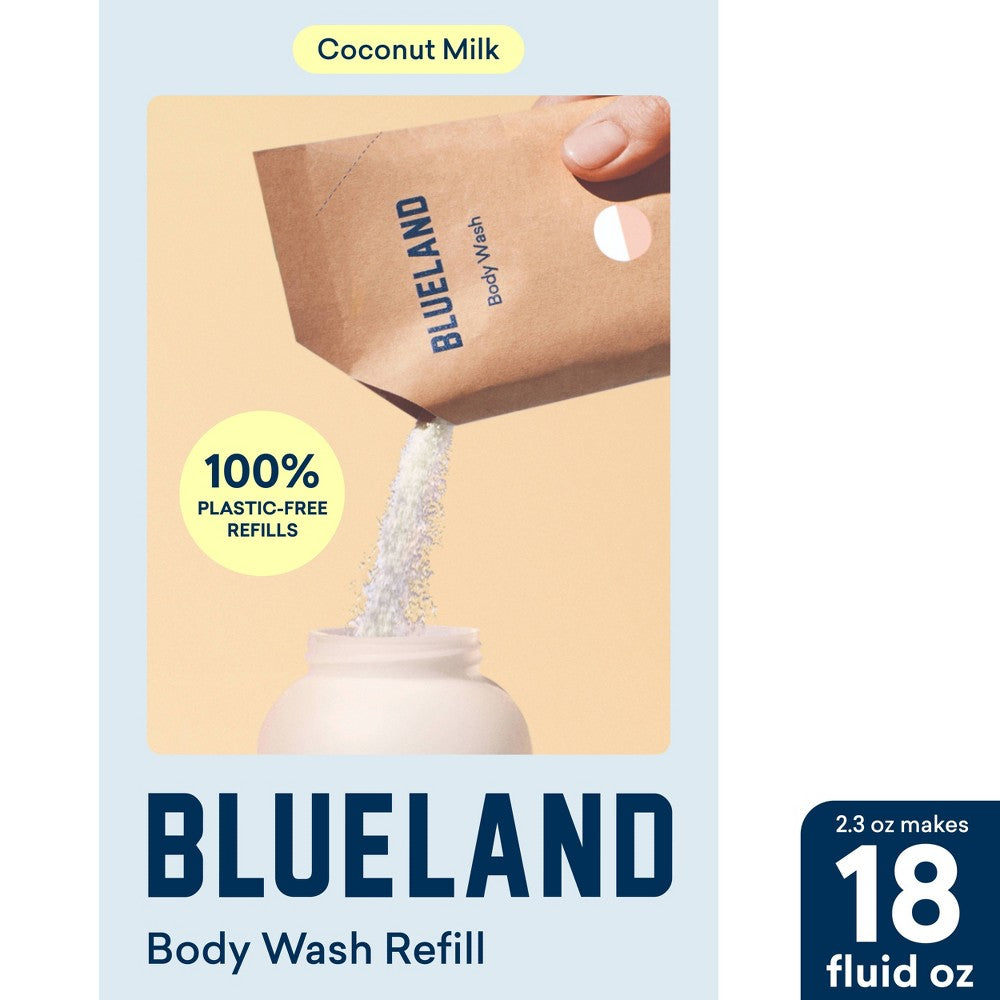 Blueland Body Wash Refill - Coconut Milk - 2.3ozMakes 18 fl oz