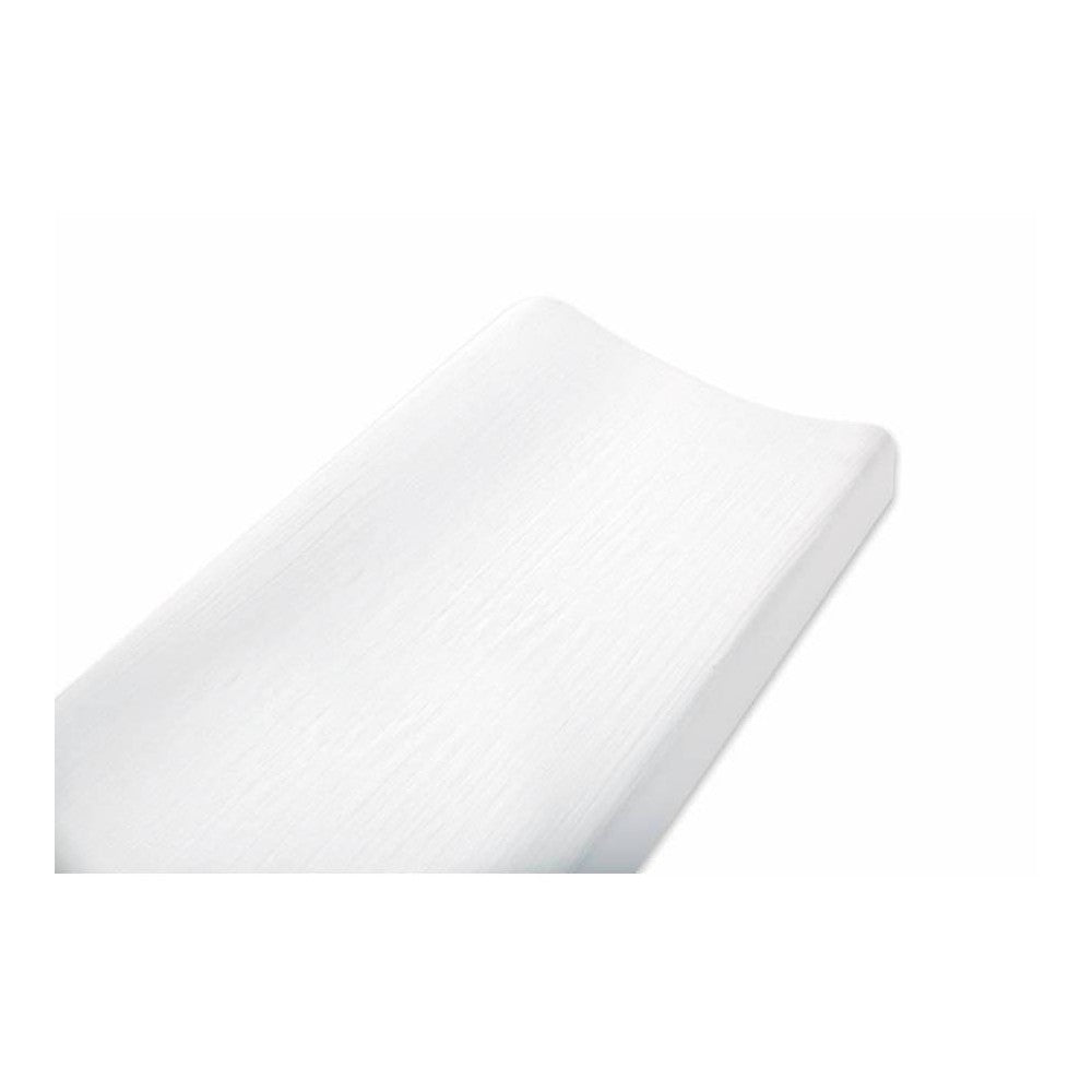 aden + anais essentials  changing pad cover  white