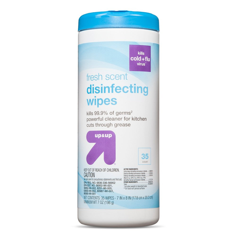 up & up Disinfecting Wipes - Fresh Scent - 35 ct