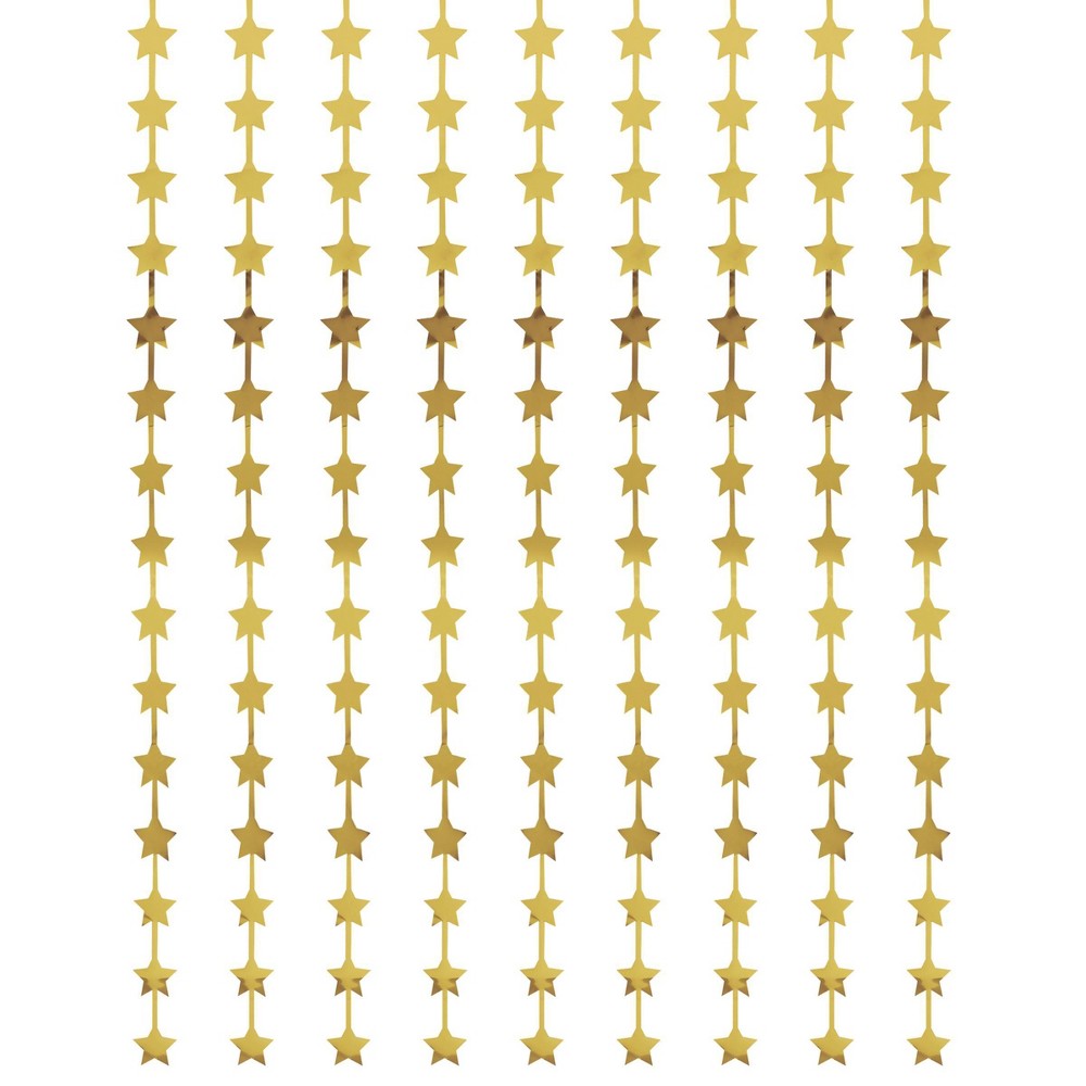 9ct Star Backdrop Party Decoration Gold - Spritz™