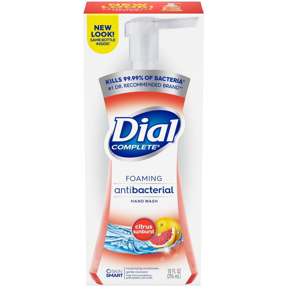 Dial Complete Antibacterial Foaming Hand Wash - Citrus Sunburst - 10 fl oz