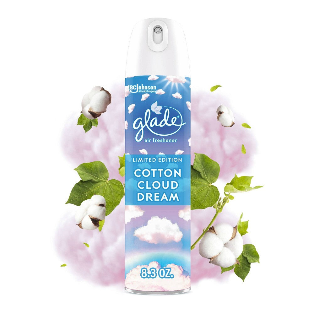 Glade Aerosol Room Spray Air Freshener - Cotton Cloud Dream - 8.3oz