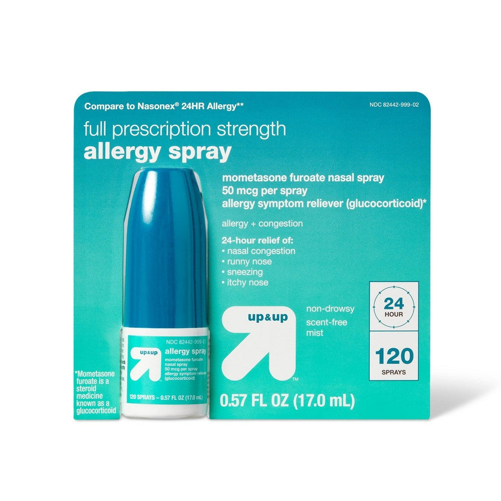 Mometasone Furoate Nasal Allergy Spray - 120 Sprays - up & up™