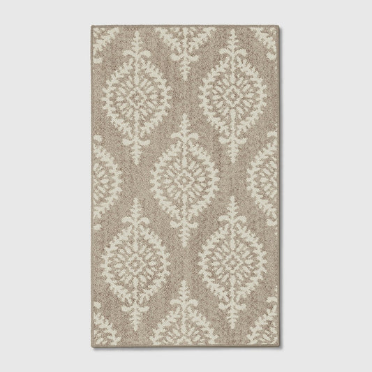 1'8X2'10 Paisley Tufted Accent Rugs Gray - Threshold