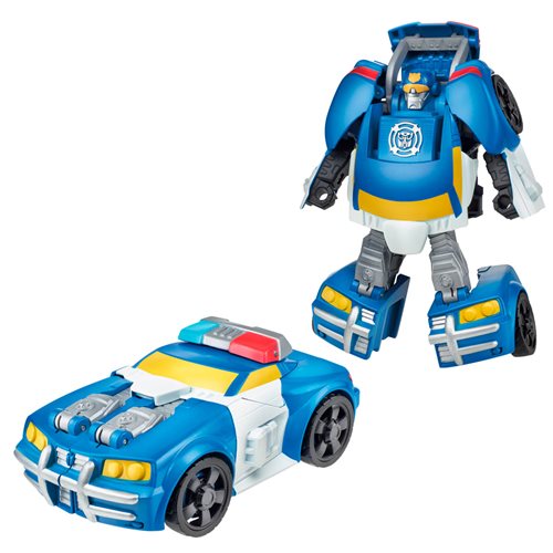 Transformers Playskool Heroes Rescue Bots Academy Classic Heroes Team Chase The Police-Bot Converting Toy, 4.5-Inch Action Figure, Kids Ages 3 and Up (B08QZRZ4TP)