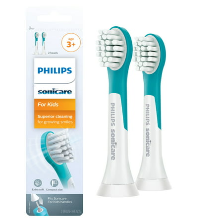 Philips Sonicare For Kids Replacement Toothbrush Heads  HX603294  2-pk Compact