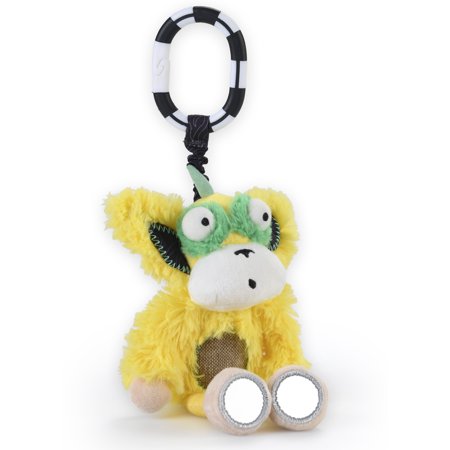Marley the Horn Headed Monkey Chime & See Attachable Hanging Activity Toy