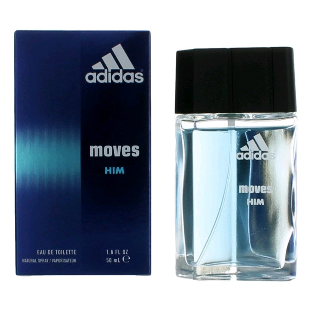 Adidas Moves For Him Cologne Spray For Men  1.7 Fl Oz