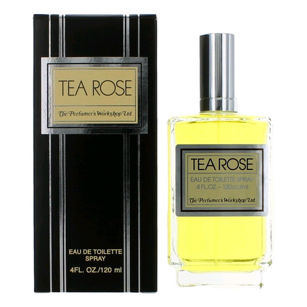 Tea Rose  Eau De Toilette Spray  Perfume for Women  4 oz