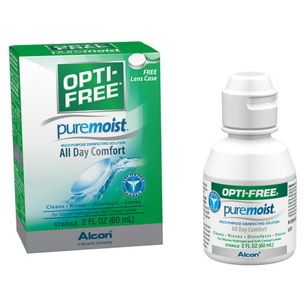 Opti-Free Pure Moist Multi-Purpose Disinfecting Solution Travel Pack 2 oz.
