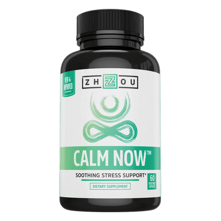 Zhou Calm Now Dietary Vegan Supplements - 60ct