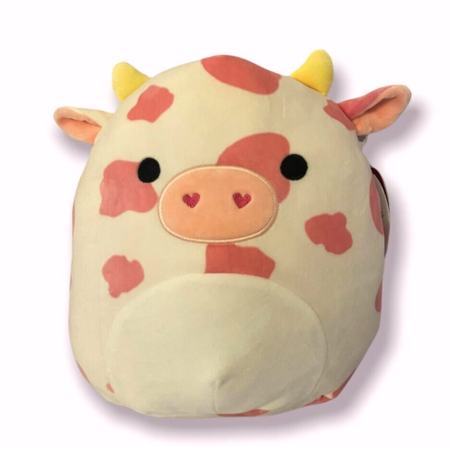Squishmallow 12in Evangelica the Cow (Valentines 2022) Plush Toy