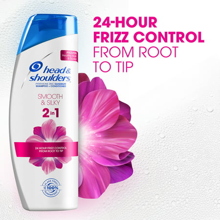 Head & Shoulders 2 in 1 Shampoo  Smooth and Silky  12.8 fl oz