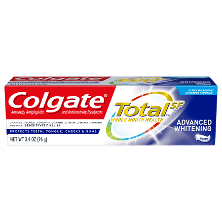 Colgate Total Advanced Whitening Toothpaste  Fresh  3.4 oz