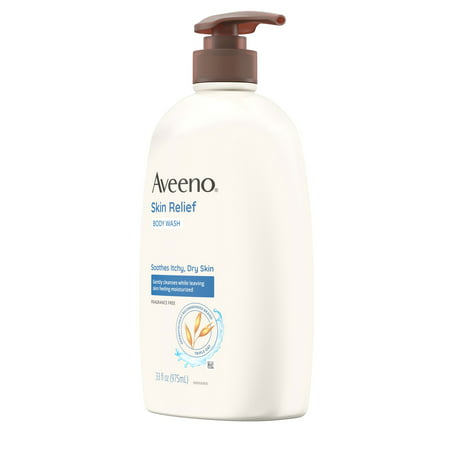 Aveeno Skin Relief Fragrance-Free Body Wash  Sensitive Skin  33 fl. oz