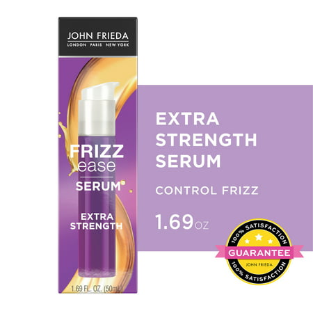 John Frieda Anti Frizz  Frizz Ease Frizz Extra Strength Hair Serum with Argan & Coconut Oil  Nourishing Hair Oil for Frizz Control  1.69 fl oz