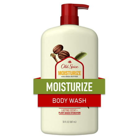 Old Spice Men s Body Wash Moisturize with Shea Butter  30 oz