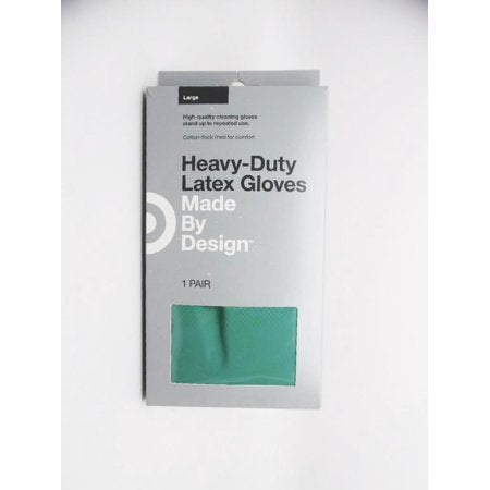 Heavy Duty Latex Reusable Gloves - Large - Made By Design™