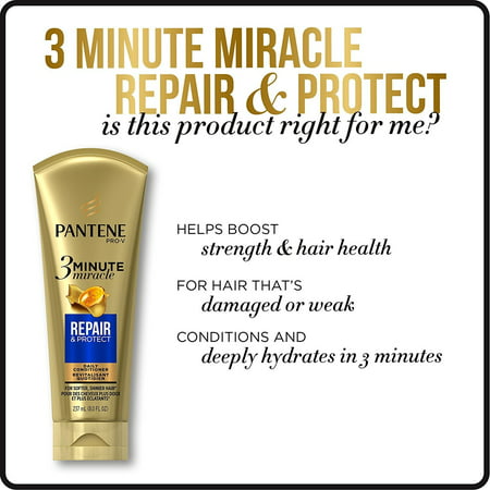 Pantene Repair & Protect 3 Minute Miracle Daily Conditioner  6.0 fl oz