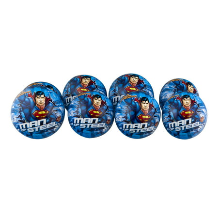 Hedstrom Superman Playball Party Pack of 8 Playground Balls