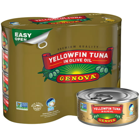 (8 Pack) Genova Yellowfin Tuna in Olive Oil 5oz