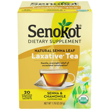 Senokot® Laxative* Tea Dietary Supplement  Organic Senna & Chamomile  20 Ct