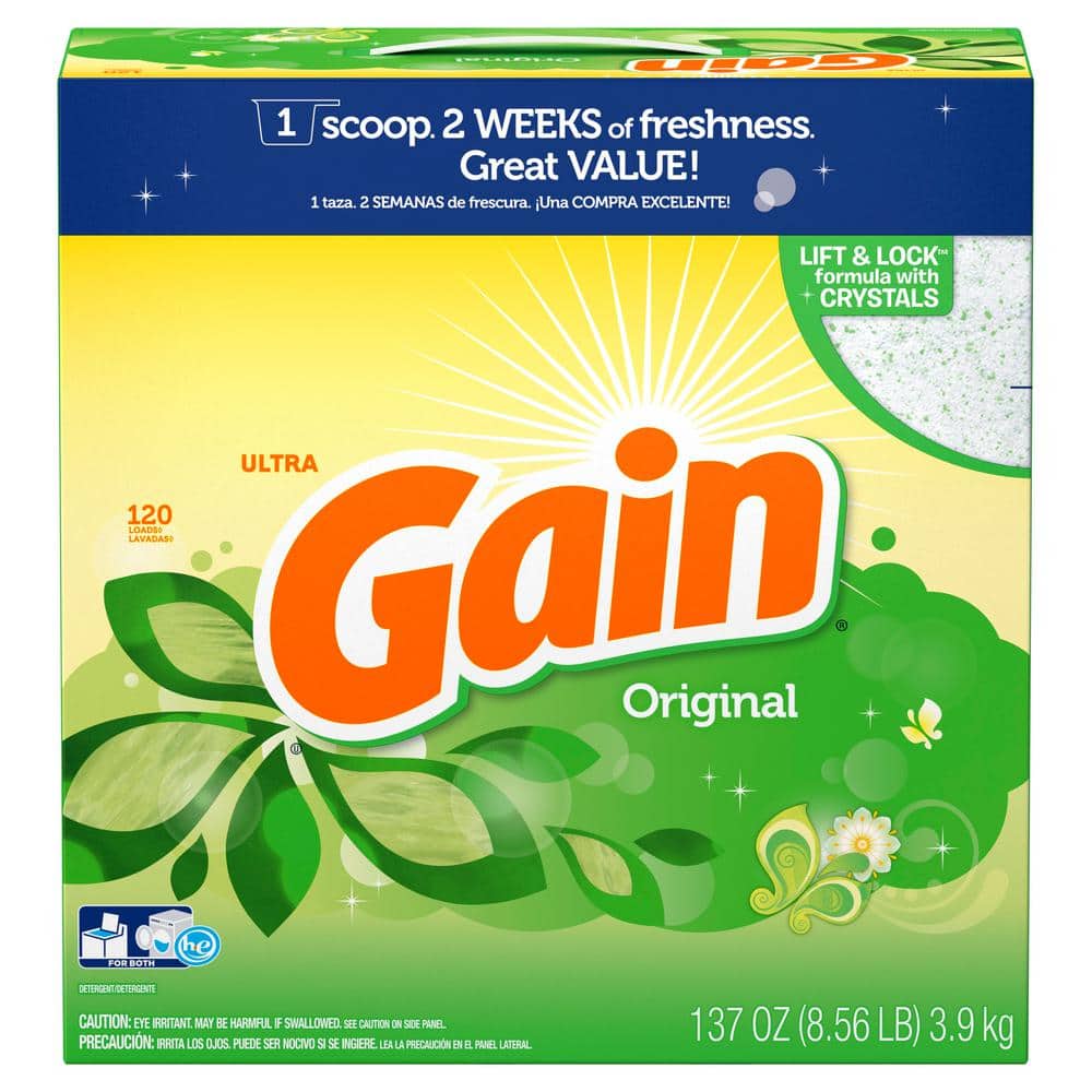 Gain Ultra HEC Original Powder Laundry Detergent - 137oz