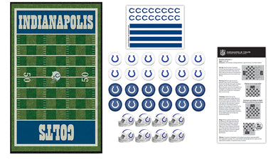 Indianapolis Colts NFL Checkers Set